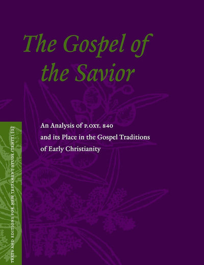 The Gospel of the Savior: An Analysis of P.Oxy 840 and its Place in the Gospel Traditions of Early Christianity (Texts and Editions for New Testament Study, 1)