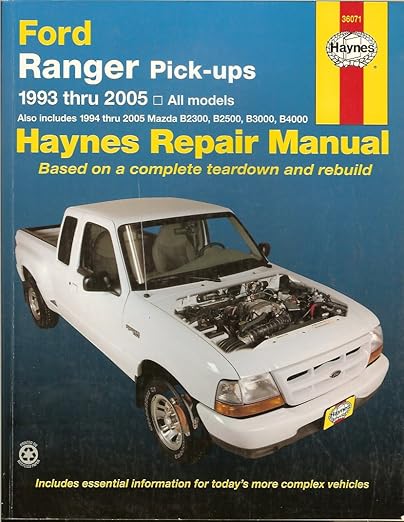 Ford Ranger Pick-Ups,1993-2005 (Haynes Repair Manual)