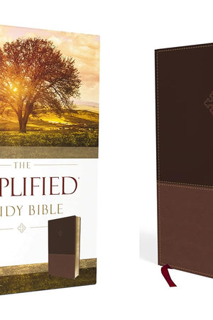 The Amplified Study Bible, Leathersoft, Brown [Large Print]