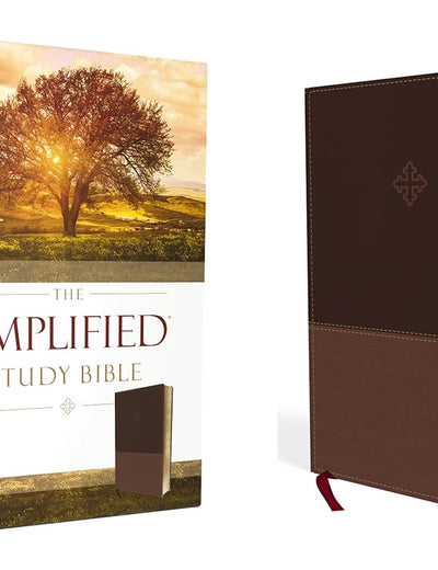 The Amplified Study Bible, Leathersoft, Brown [Large Print]