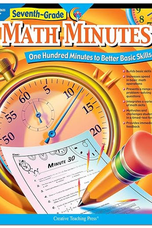 Seventh-Grade Math Minutes: One Hundred Minutes to Better Basic Skills