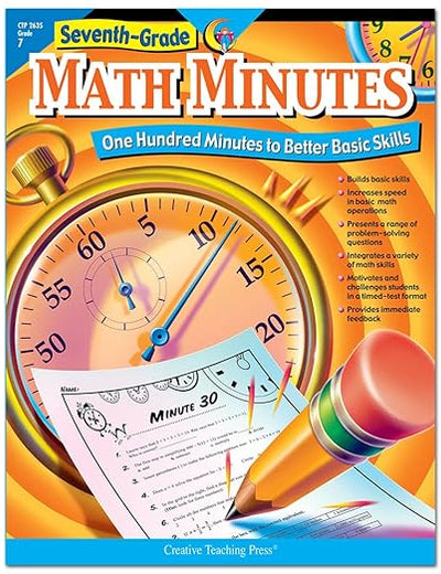 Seventh-Grade Math Minutes: One Hundred Minutes to Better Basic Skills