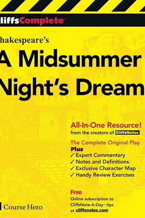 CliffsComplete Shakespeare's A Midsummer Night's Dream