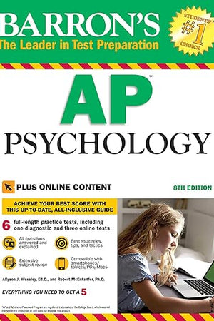 Barron's AP Psychology with Online Tests