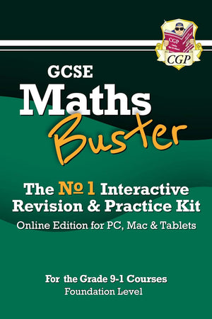 MathsBuster: GCSE Maths Interactive Revision (Grade 9-1 Course) Foundation - Online Edition (CGP GCSE Maths 9-1 Revision)