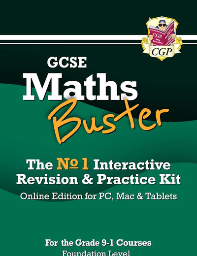 MathsBuster: GCSE Maths Interactive Revision (Grade 9-1 Course) Foundation - Online Edition (CGP GCSE Maths 9-1 Revision)
