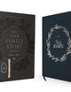 NIV Family Bible, Navy Wreath, Comfort Print