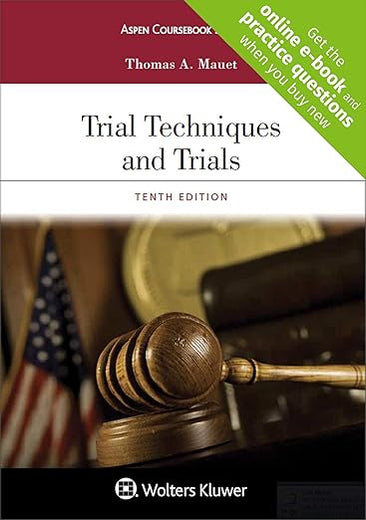 Trial Techniques and Trials + Website companion (Aspen Coursebook)