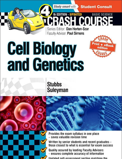 Crash Course Cell Biology and Genetics Updated Print + eBook edition