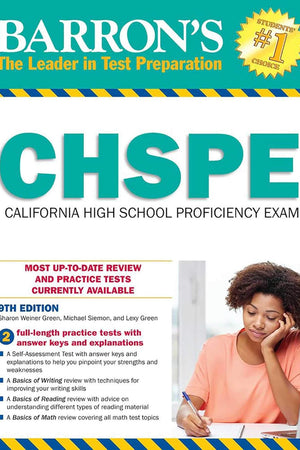 CHSPE: California High School Proficiency Exam (Barron's Test Prep CA)