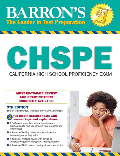CHSPE: California High School Proficiency Exam (Barron's Test Prep CA)