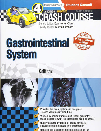 Crash Course Gastrointestinal System Updated Print + eBook edition