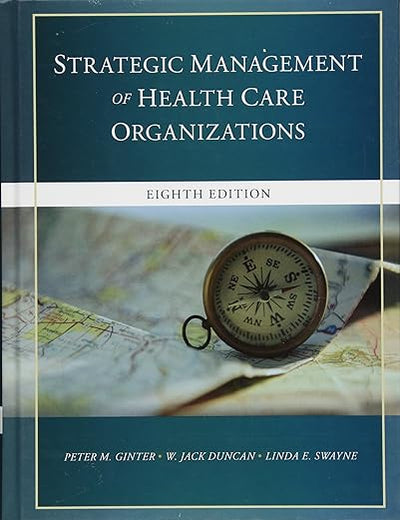 The Strategic Management of Health Care Organizations