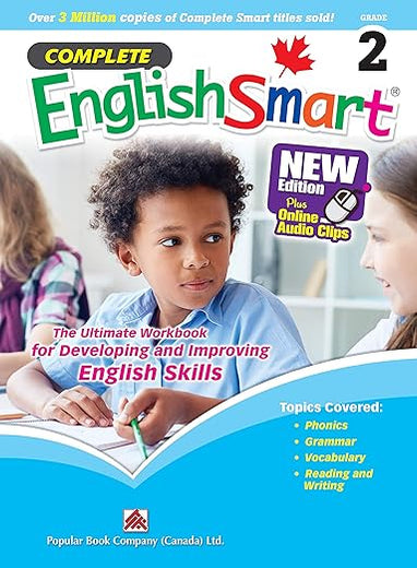 Complete EnglishSmart (New Edition) Grade 2: Canadian Curriculum English Workbook