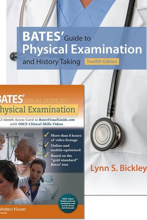 Bates’ Guide 12e and Bates’ Visual Guide 18 Vols with OSCEs Package