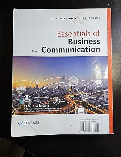 Essentials of Business Communication (MindTap Course List)