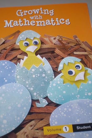 Growing with Math, Grade 1, Student Book 1