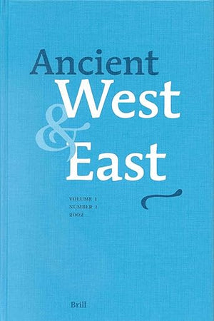 Ancient West & East: Volume 1, No. 1