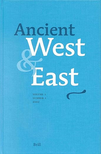 Ancient West & East: Volume 1, No. 1