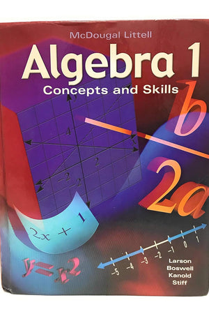 McDougal Littell Algebra 1: Concepts and Skills (Algebra 1: Concepts & Skills)