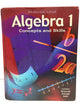 McDougal Littell Algebra 1: Concepts and Skills (Algebra 1: Concepts & Skills)