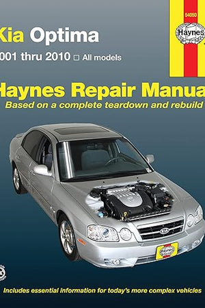 Haynes Manuals N. America, Inc. Kia Optima: 2001 thru 2010 - All Models (Haynes Repair Manual)