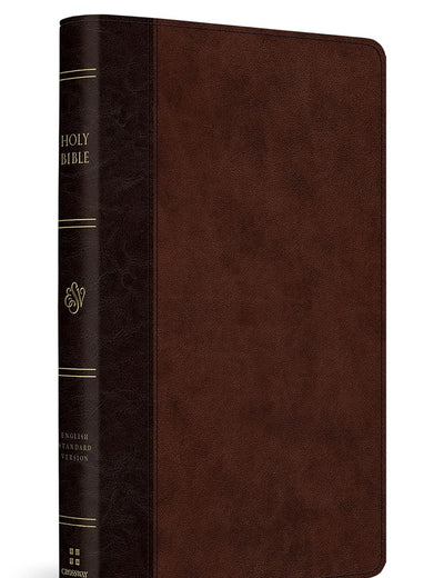 ESV Large Print Thinline Reference Bible (TruTone, Brown/Walnut, Timeless Design): Holy Bible, English Standard Version