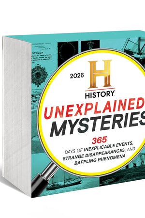 2026 History Channel Unexplained Mysteries Boxed Calendar: 365 Days of Inexplicable Events, Strange Disappearances, and Baffling Phenomena (Moments in HISTORY™ Calendars)