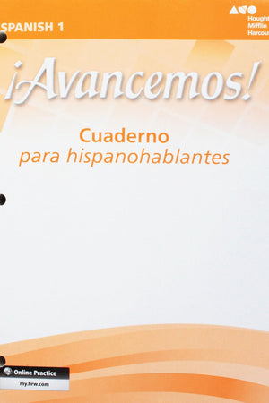 Cuaderno para hispanohablantes (Student) Level 1 (¡Avancemos!) (Spanish Edition)