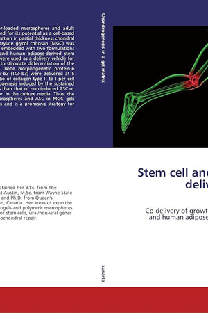 Stem cell and growth factor delivery vehicles for cartilage repair: Co-delivery of growth factor-loaded microspheres and human adipose stem cells in a gel matrix for cartilage repair