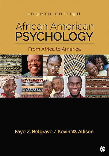 African American Psychology: From Africa to America