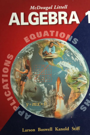 McDougal Littell Algebra 1: Applications, Equations, Graphs
