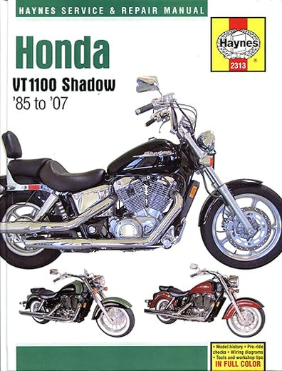 Honda VT1100 Shadow '85-'07 (Haynes Service & Repair Manual)