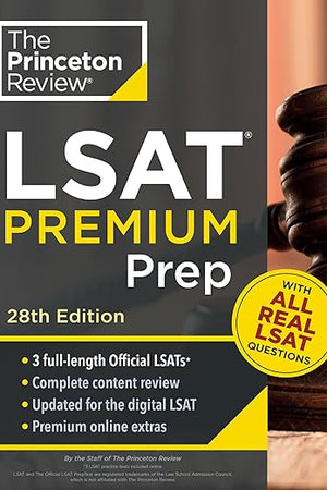 Princeton Review LSAT Premium Prep, 28th Edition: 3 Real LSAT PrepTests + Strategies & Review + Updated for the New Test Format (Graduate School Test Preparation)