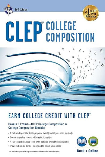 CLEP® College Composition 2nd Ed., Book + Online (CLEP Test Preparation)