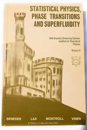 Statistical Physics, Phase Transitions and Superfluidity: v. 2