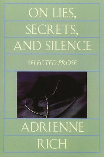 On Lies, Secrets, and Silence: Selected Prose 1966-1978