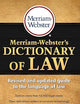 Merriam-Webster's Dictionary of Law, Newest Edition, Trade Paperback