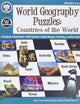 Mark Twain World Geography Puzzle Book, Countries of the World Crossword, Word Search, Hidden Messages, Decoding, and More, Educational Games for Kids Grades 5 and Up