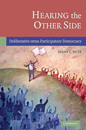 Hearing the Other Side: Deliberative versus Participatory Democracy