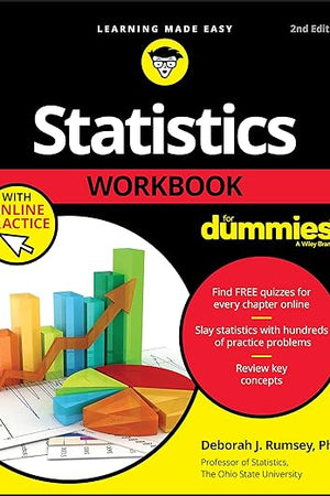 Statistics Workbook For Dummies with Online Practice