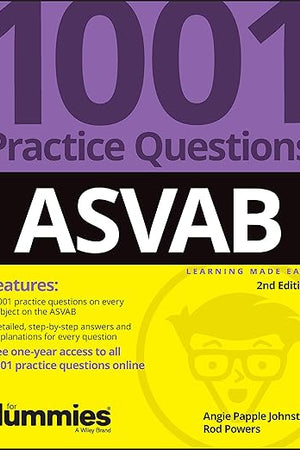 ASVAB: 1001 Practice Questions For Dummies (+ Online Practice) (For Dummies (Career/Education))