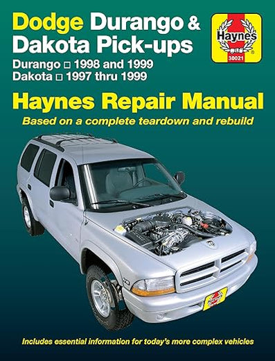 Dodge Durango (98-99) & Dakota (97-99) Haynes Repair Manual