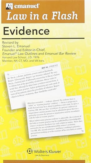 Law in a Flash: Evidence