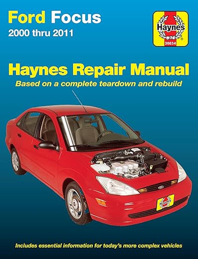 Ford Focus 2000 thru 2011 Haynes Repair Manual