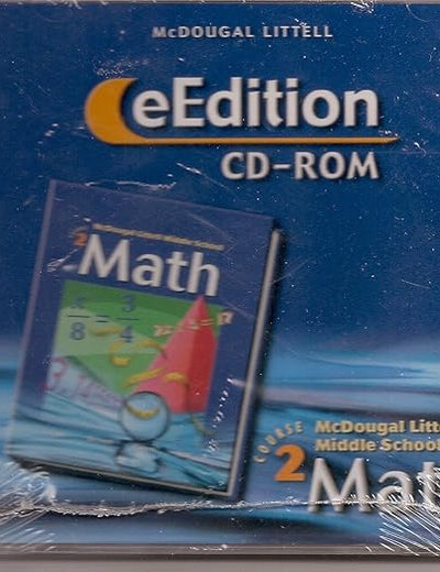 Math Course 2, Grade 7 Eedition: Mcdougal Littell Middle School Math (McDougal Littell Middle School Math, Course 2)