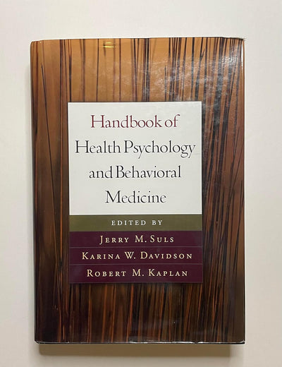 Handbook of Health Psychology and Behavioral Medicine