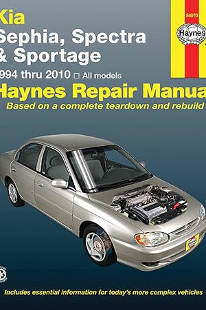 Kia Sephia (94-01), Spectra (00-09) & Sportage (05-10) Haynes Repair Manual
