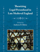Theorizing Legal Personhood in Late Medieval England (Medieval Law and Its Practice, 18)