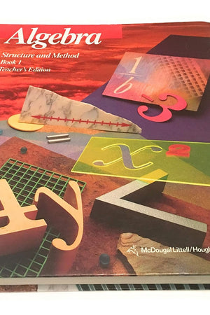 Algebra: Structure and Method, Book 1, Teacher's Edition